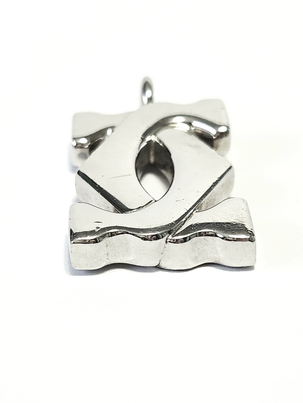 Cartier Interlocking Logo Large Keychain Charm 1.25" - Picture 8 of 9